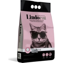 LindoCat Hijyenik Topaklaşan Kedi Kumu 5 Lt Kokusuz İnce Taneli Yüksek Sıvı Hapsetme Gücü