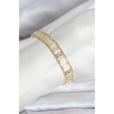 Sb Shopping Çelik Gold Renk Labirent Model Kadın Bileklik