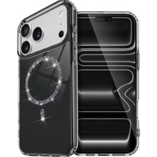 Erdo Ticaret Buğz Iphone 17 Pro Max Live Diamond Magsafe Kapak - Siyah