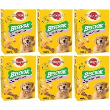 Pedigree Biscrok Multi Mix 500 gr x 6 Köpek Ödül Bisküvisi İçerik: Tahıllar ve Vitamin Takviyesi