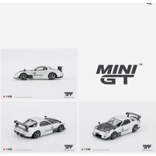 Mini Gt Mijo Exclusive Mazda Rx-7 Re-Amemiya Silver Metallic #1106