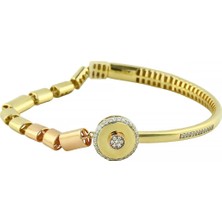 Altınkaynak 14 Ayar Altın Tasarım Bilezik  -  0203354