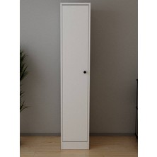 Alfimo Mobilya Harmony Mutfak Kiler Dolabı Banyo 5 Raflı Çok Amaçlı Dolap Beyaz