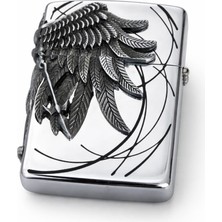 Fagena Store Çmelek Figürlü Pürmüz Alevli Gümüş Renk Gazlı Çakmak