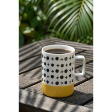 Acar Anna Porselen Kupa Sarı - 385 ml