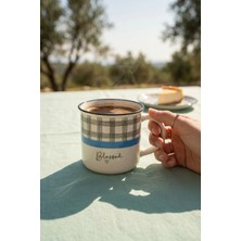 Acar Lorenzo Porselen Kupa Mavi - 355 ml