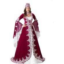 Ceyyiz Kadife Özel Dikim 5 Parça Bindallı Kına Elbisesi Berfin