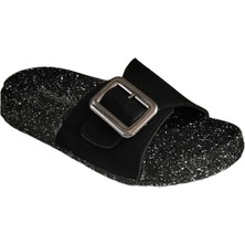 Waykon Polen Günlük Rahat Şık Hafif Toka Detaylı Kadın Terlik