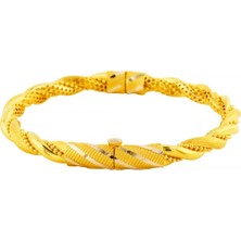 Altınkaynak 14 Ayar Altın Tasarım Bilezik  -  0202424