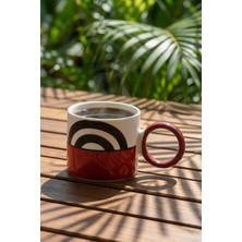 Acar Summer Porselen Kupa Kırmızı - 355 ml