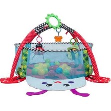 sarp Lisanslı Renkli Oyun Halısı 80x80 cm Aktivite Merkezi ve Top Havuzu Özellikleriyle