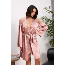 Pierre Cardin 6'lı Brandy Uzun Gecelik Sabahlık Set 6035