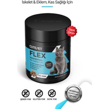 Cutepet Flex Kedi Eklem ve Kemik Sağlığı Tableti 60 Adet – Glukozamin Kondroitin Msm Destekli