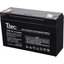 Ttec 6V 12 Ah Kuru Bakımsız Akü