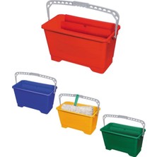 Umbex Plus-25 Lt Camcı Kovası Cam Temızleme Kovası 25 Lt(Sarı Mavı Kırmızı) 1 Adet