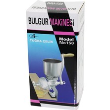 Tuğra Çelik Bulgur Tahıl Öğütme Makinesi Kollu Öğütücü Mengeneli
