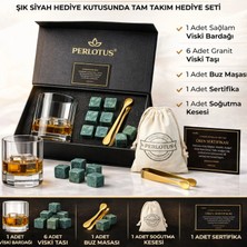 Perlotus 310 cc Churchill Nude Kristal Viski Bardağı Viski Taşı Buz Maşa Hediyeli Kutulu Premium