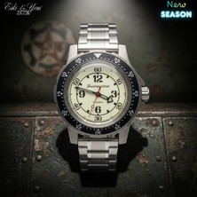 Eski Yeni Antik Vostok Komandirskie 18088A Otomatik – 200M Diver | Çelik Kordon | 31 Jewels