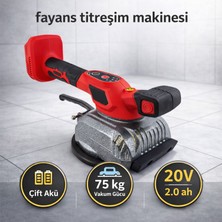 Badem10 Akülü Fayans Titreşim Makinesi Vakumlu Seramik Döşeme Aleti Ergonomik Tasarım Güçlü Performans