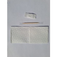 Set Peçetesi Peçete+Kürdan+Tuz Tekpaket