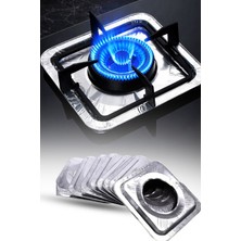 Omilife Ocak Üstü Koruyucu Leke Önleyici Isıya Dayanıklı Yeniden Kullanılabilir Ocak, Izgara Koruyucu Folyo