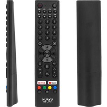 Zapex Vestel Tesla Mediastar RM-L1713 Android Netflix Youtube Tuşlu Ses Komutsuz LED LCD Tv Kumandası