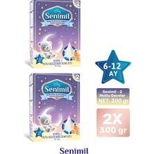 Senimil 2 Mutlu Geceler  Bebek Devam Sütü 300 gr (6-12 Ay)  2 Li Avantaj Paketi