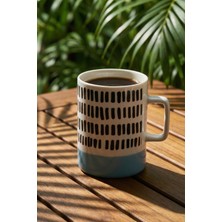 Acar Anna Porselen Kupa Mavi - 385 ml
