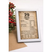 Photonom Kişiye Özel 10X15 cm Özel Günler Takvim Yaprağı Tablo Çerçeve, Sevgililer Için Hediye