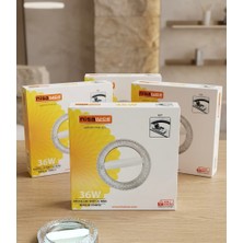 My Support Nisa Luce 36W Kristal LED Simit Avize - 3 Renk Seçenekli Modern Tavan Lambası