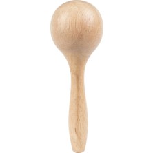 Temel Ahşap Marakas Ritim Aleti 15 cm
