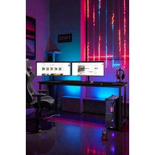 KODIGU 160X60CM Oyuncu Masası - Gamer Desk - Gaming Masa - Bilgisayar Masası | 160CM x 60CM | Ayarlı Ayak