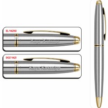 Isminize Özel Scrikss 88 Gold Krom Roller Kalem