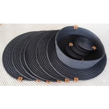 Life For You 13 Parça AMERİKAN SERVİS SUPLA ANTRASİT RUNNER EKMEK SEPETİ