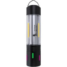 Hobimtek HT-736 Şarjlı El Feneri Kamp Feneri Ortam Odaklı Taşınabilir Aydınlatma Asma Kancalı Lüküs Lamba