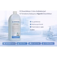 El Dezenfektanı 1 Litre Antibakteriyel El Temizleme Solüsyonu Hijyenik Dezenfektan 1 Adet