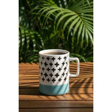 Acar Anna Porselen Kupa Yeşil - 385 ml