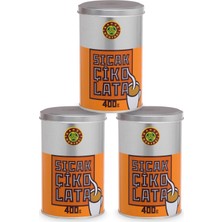 Kahve Dünyası 3'lü Sıcak Çikolata 400 gr Bitkisel Menşeli Çikolata Aromalı Lezzet