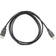 Vcom 1.8 Metre Siyah Usb 2.0 Uzatma Kablosu Cu202-B-1.8