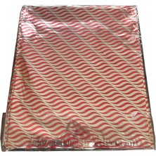 Omeyva Desenli Metalize Hediye Paketi Yapışkanlı Torba Poşet - 30X35 Cm. - 100 Adetlik 1 Paket