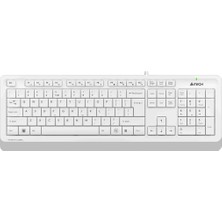  q tr usb fsytyler multimedya kablolu klavye beyaz fk10