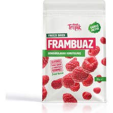 Dondurularak Kurutulmuş Frambuaz 18 G | Freeze Dried Meyve Cipsi | Çıtır Meyve Kurusu | 5 Adet