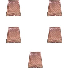 Omeyva Desenli Metalize Hediye Paketi Yapışkanlı Torba Poşet - 30X35 Cm. - 100 Adetlik 5 Paket