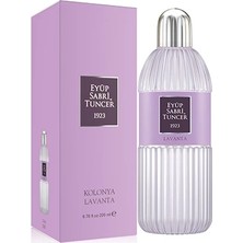  lavanta kolonyası 200ml cam şişe silindir kolonya