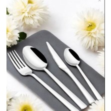 Gökdil Tuana 48 Parça 12 Kişilik Çelik Çatal Kaşık & Bıçak