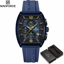 Naviforce Erkek Kol Saati Mavi Silikon Kayışlı