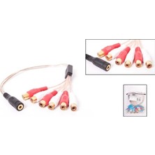 S-Link 3.5Mm Stereo 6Lı Ses Çoklayıcı SL-Dc56