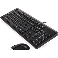  q tr usb standart klavye + optik kablolu mouse set siyah kr-9276
