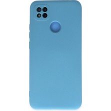 Erdo Ticaret Buğz Xiaomi Redmi 9c Kılıf Nano Içi Kadife Silikon - Mavi