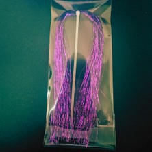 Eagenset Metallic Yarn Sim Ipliği Mor Poşet Çapari Simi 40 Metre